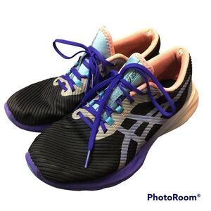 Asics Women's Versablast Running Shoes Black/Sun Coral Size 10 Read Below